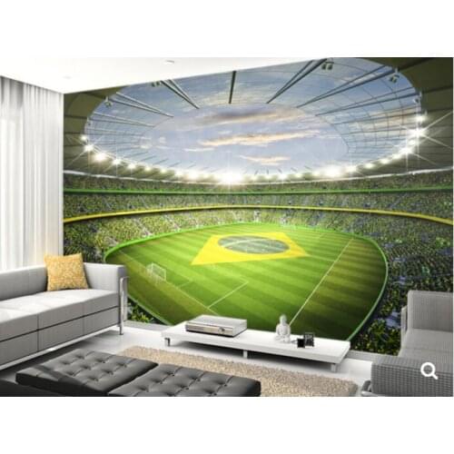 Custom children wallpaper,Stadion Brasil 2,3D cartoon murals for childrens room sofa backdrop waterproof wallpaper