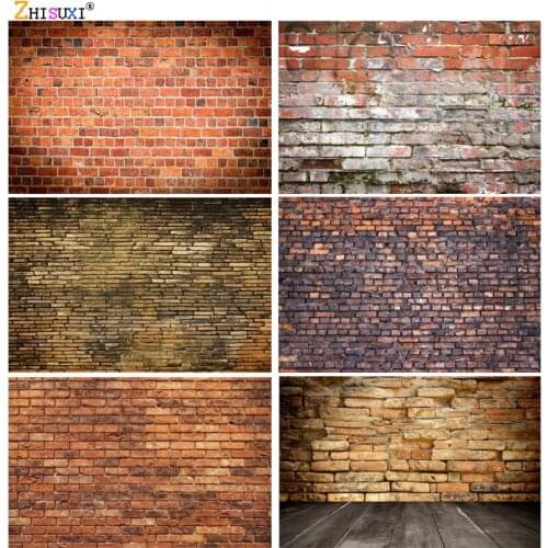 SHENGYONGBAO Art Fabric Photography Backdrops Vintage Brick Wall Theme Photo Background Studio Prop 21129 XTZQ-01
