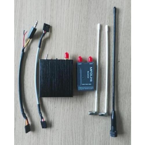 30KM Long Range MDF link 433Mhz 16 Channel 1W FPV UHF System Transmitter w/RX
