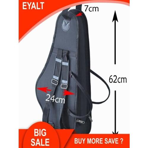 Popular Edition Sax Bag Double Shoulder Plus Cotton Hard Rubber Plate E Down Tune Pitch Sound Pipe Waterproof Instrument Pack