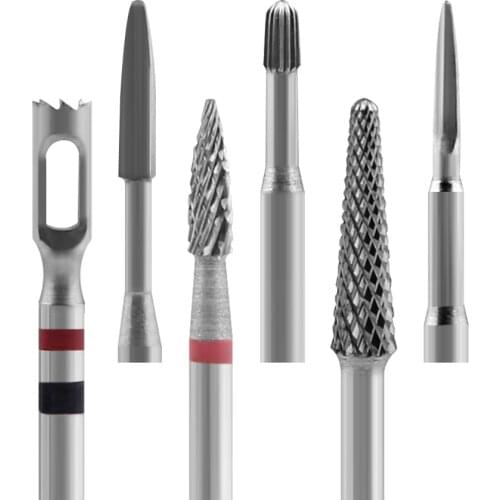 Carbide Nail Drill Bit Milling Cutter for Manicure Machine Nail Drill Machine Milling Cutters for Metal Milling Cutter Nail Tool