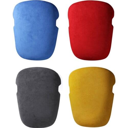 1pc Suede Armrest Box Cover for Ford Mustang 2015-2020 Car Armrest Box Panel Sticker Decoration Trim Auto Interior Accessories