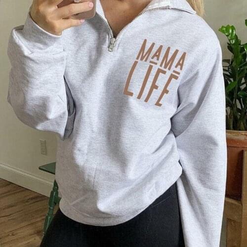 Women Autumn Long Sleeve Loose Hooded Pullover Hoodie Printing Polyester Blouse Loose Pullover Soft Fashion Women Hoodie