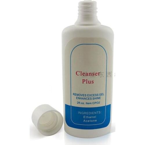 1 PCS Gel Polish Remover Cleanser Plus Finger Nail tip Cleaning Liquid 60ml Nail art Cleaner