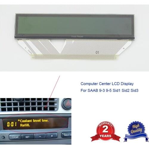 For SAAB 9-3 9-5 Sid1 Sid2 Sid3 LCD Display Screen Computer LCD Pixel Repair