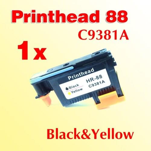 1x black yellow printhead C9381A compatible for 88 L7580 7590 K5400 K550 K8600 print head