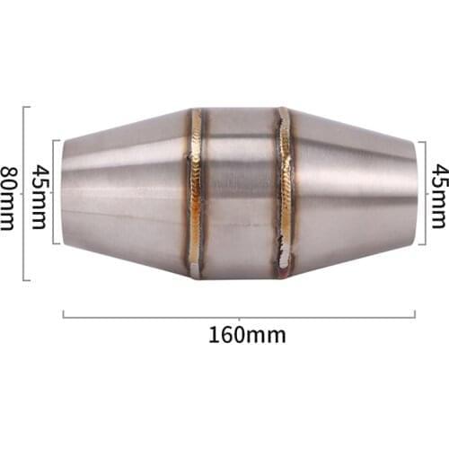 1pc Exhaust Pipe Motorcycle Adapters Pit Bike Exhaust Muffler Catalyst DB Killer Expansion Chamber for Escape Scooter Drz Wrf