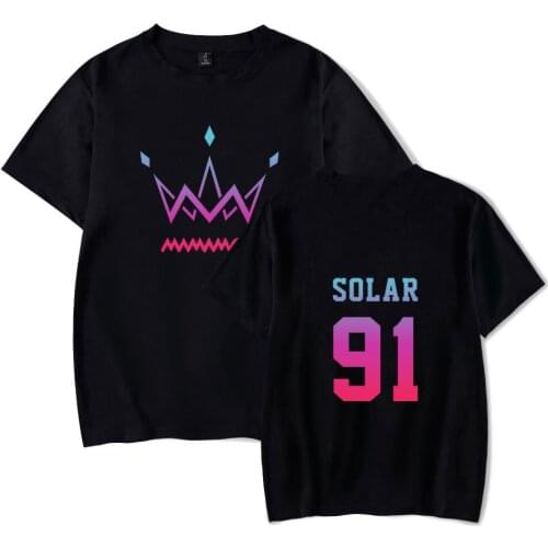 2020 female idol group MAMAMOO t shirts korean short sleeve t shirt women men cotton summer t-shirt kpop harajuku tshirt tops