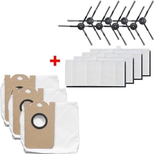 Vacuum Cleaner Accessories For VIOMI S9 Mop Cloth Dust Bag Side Brushes Rag HEPA Filters Cleaning Brush Mops Replacement Parts