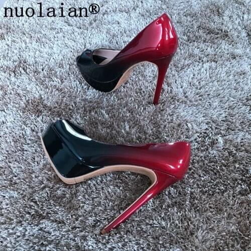 Brand Women Pumps Summer High Heels Sandals 14CM Platform Pumps Woman Peep Toe High Heel Shoes Womens Casual Wedding Party Shoes