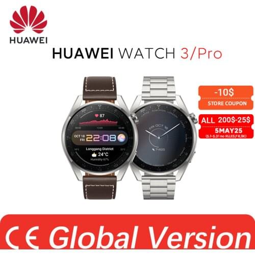 HUAWEI WATCH 3 eSIM Cellular Calling All-day Health Management WATCH 3 smart mode of 3-Day Battery Life Watch3 46M 【CODE:823BR9