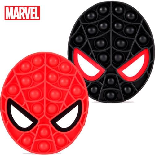 Spiderman Fidget Toys Marvel Bubble Sensory Autism Special Need Quishy Reliever Kawaii Kid Funny Antistress Push