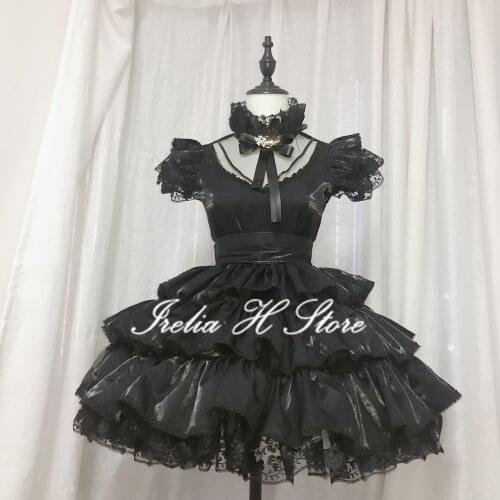 Irelia H Store Arknights Music Party Amiya Cosplay Costume Black Dress Female evening dresses