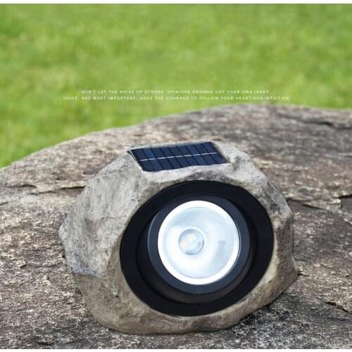 NEW Landscape Stone Underground Solar Energy Light Solar Lantern Lawn Lamps Outdoor Garden Solar Spotlight No Battery