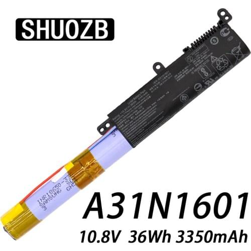 New A31N1601 Laptop Battery 10.8v 36Wh for ASUS F541UA R541UA R541UJ R541UV X541SA X541SC X541U X541UA X541UV Series SHUOZB