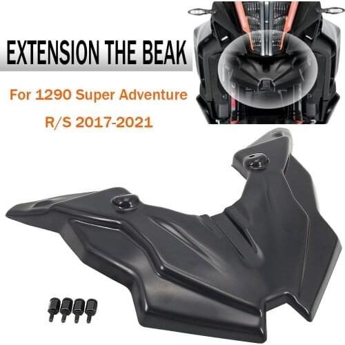 NEW Front Fender Beak FOR 1290 Super Adventure R / S Motorcycle Accessories Cowl Guard Extension 2017 2018 2019 2020 2021