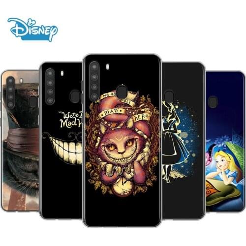 Disney Alice in Wonderland For Samsung A90 A80 A70 A70S A60 A50 A40S A30 A20 A10S A10E A10 A2 Core Transparent Phone Case