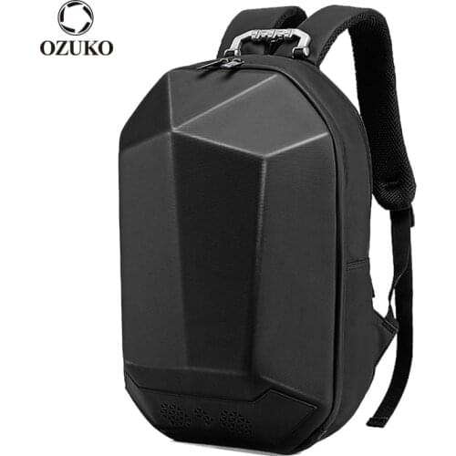 OZUKO 15.6inch Laptop Backpack Men USB Charging Bluetooth Backpacks Teenagers Fashion School Bag Male Water Repellent Rucksack