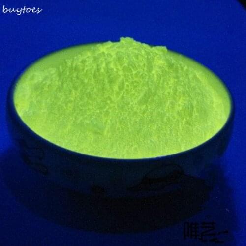 Yellow green Glowing luminous powder phosphor pigment,500g/bag,Noctilucent Powder Glow in Dark Dust Pigment
