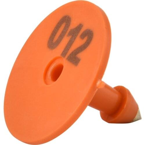 1-100 Number Round Plastic Livestock Ear Tag Animal Tag for Goat Sheep Pig