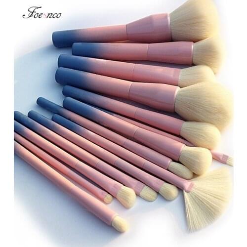 VIP Link For Dropshipper of Gradient Color 14pcs Makeup Brushes Set