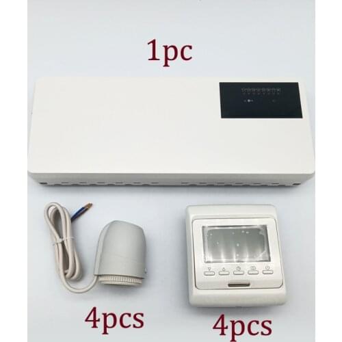 PT8002-230V 8 Channels Wiring Centre Control Box With Pump and Boiler Control Module Used for Underfloor Heating Parts