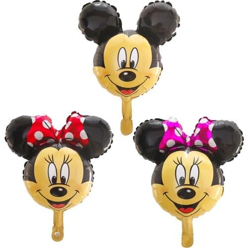 50/100pcs Mini Mickey Minnie Birthday Theme Party Balloons Baby Shower Decoration Kids Adult Kids Gift Air Globos Kids Toys