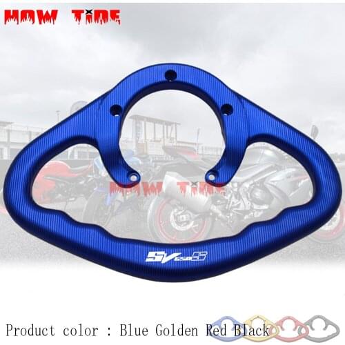 Alconstar- Motorcycle Passenger Handgrips Hand Grip Tank Grab Bar Handles Armrest For Suzuki SV650S 2003 - 2013