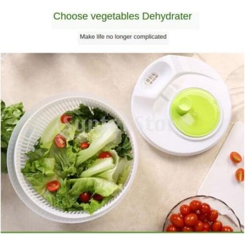 Large Salad Spinner with Bowl Vegetable or Lettuce Dryer Crisper Shaker