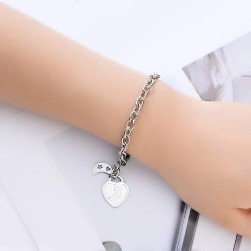 All Stainless Steel Material Bracelet No Fading For Life Twice Polished No Cornering At The Corners Gift Couple Jewelry