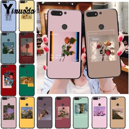 Yinuoda Great art prints flowers Sunflower Rose Phone Case for Huawei Honor 8A 8X 9 10 20 Lite 7A 5A 7C 10i 9X pro Play 8C