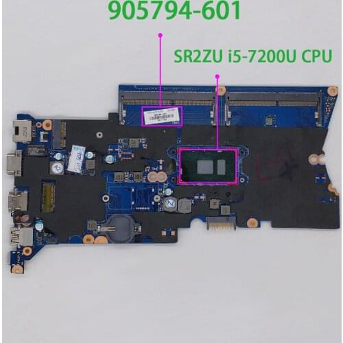 For HP ProBook 430 440 G4 905794-601 905794-501 905794-001 DA0X81MB6E0 w i5-7200U CPU Laptop Motherboard Mainboard Tested