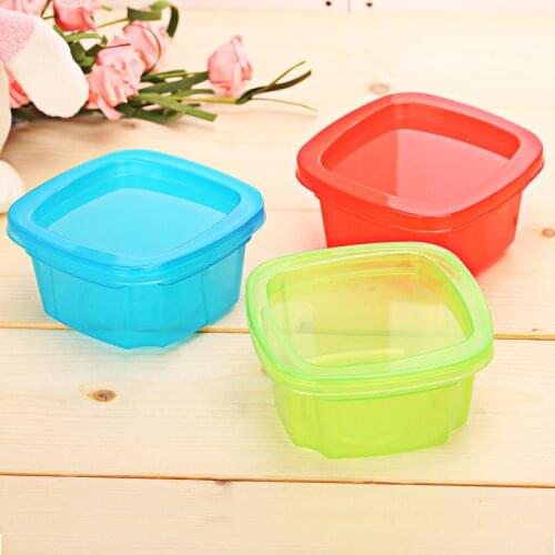 200ml Baby Food Boxes Container Baby Snacks Storage Boxes Mini Portable Crisper Sealed Box For Newborn Baby