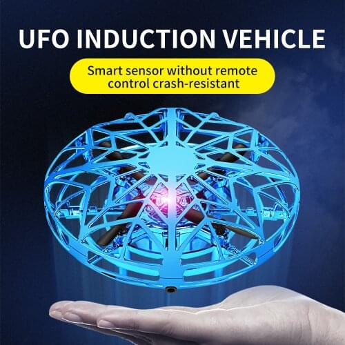 Z20 LED Flying Spinner Mini Drone Flying Helicopter Fingertip Spinner Upgrade Flying Gyro Aircraft child Fun Interactive Toy