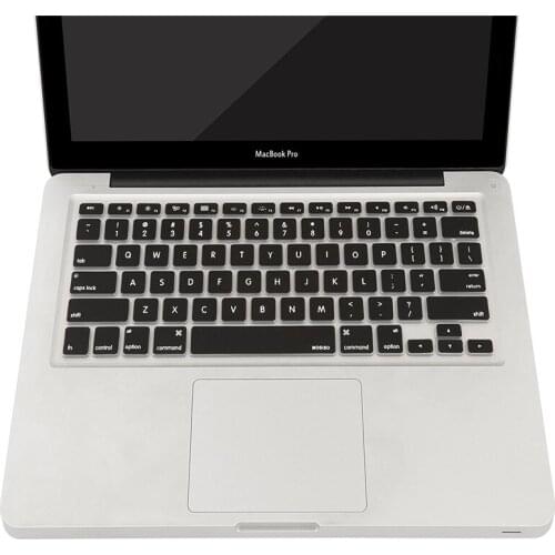 MOSISO EU/US Waterproof Silicone Keyboard Cover Black for Apple For Macbook Air 11/Retina 12/Air 13 15/Pro 13 15/Retina 13 15