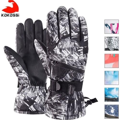 KoKossi Men Women Ski Gloves Ultralight Waterproof Winter Warm Gloves Snowboard Gloves Motorcycle Riding Snow waterproof gloves