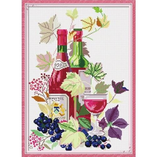 Life in wine glass 5D DIY Round Drill or Square Drill Painting Kits Cross Stitch Mosaic Diamond Embroidery Home Decoration Gifts