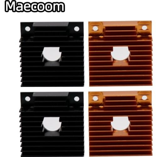 3D Printer Aluminum Motor Heatsink Black Gold Radiator 40 x 40 x 10mm for 42 stepper motor MK7/MK8 E3D V5 V6 Extruder Heat Sink