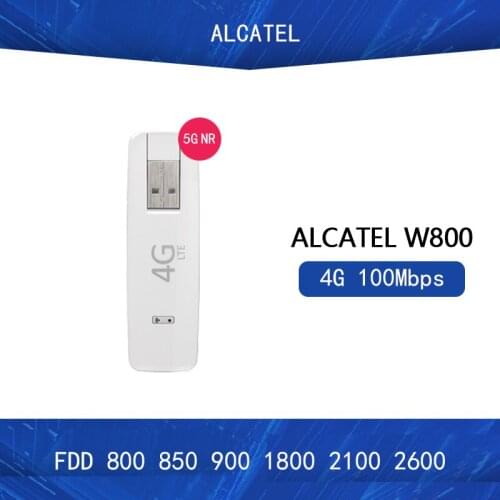 Unlocked Alcatel W800Z CAT4 100Mbps 4G LTE FDD 800/900/1800/2600MHz Wireless Modem 3G WiFi Mobile Hotspot Dongle pk e8372