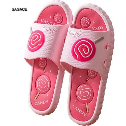 SAGACE Men&Women Home Indoors Slippers Cartoon Floor Family Shoes Beach Sandals Fashion Female Slides Summer Shoes Sandalias