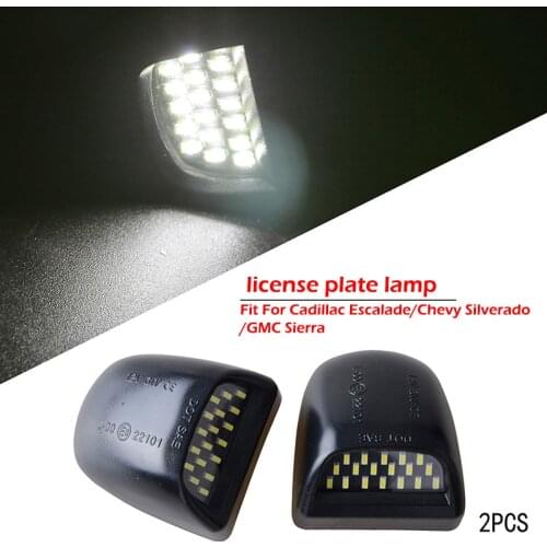 License Plate Light Fit For Chevy Silverado 1500 2500 3500 Car Rear Lamp Assembly Car Accessories