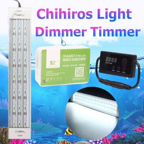 Chihiros A Series LED Aquarium Light Aquar Plants Grow Light Waterproof Clip-on Fish Tank Decoration Lamps with S2 PRO Dimmer