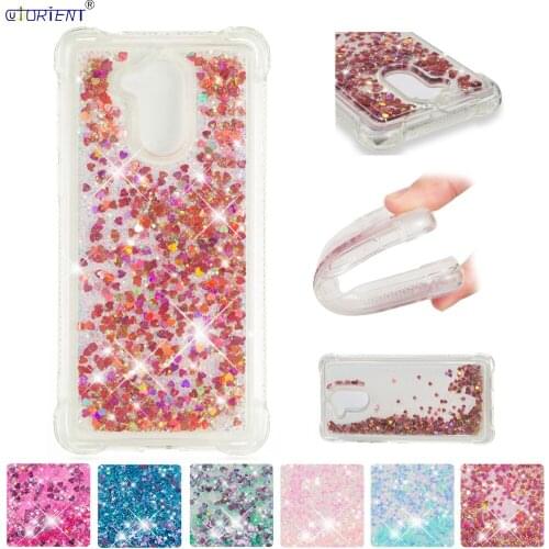 Bling Glitter Case For Huawei Honor 6C P9 Lite Smart Nova Smart Dynamic Liquid Quicksand Bumper Cover DIG-L21HN Phone Case Funda