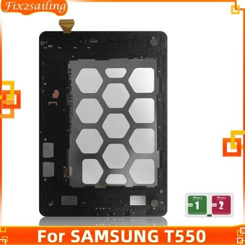 LCD For Samsung GALAXY Tab A 9.7 SM-T550 T550 T551 T555 LCD Display Touch Screen Digitizer Sensors Assembly Panel Replacement