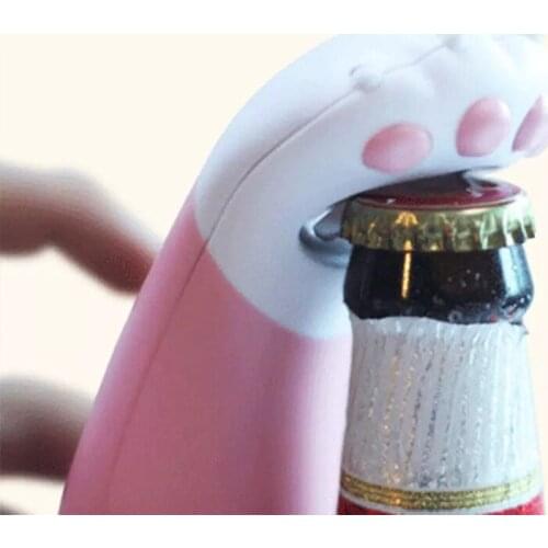 1pc Cute Cat Paw Bottle Beer Opener Creative Opener Tools Bar Drinking Accessories Home Kitchen Party Supplies Can Opener