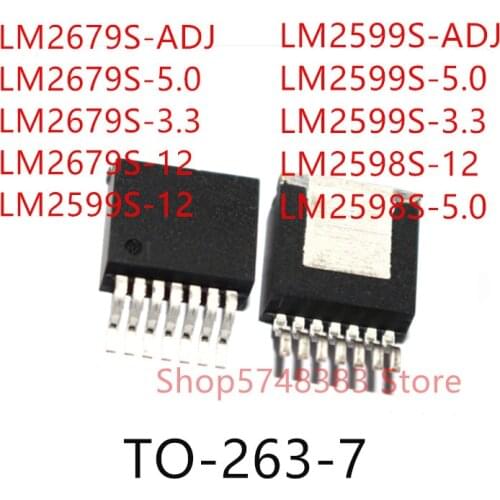 10PCS LM2679S-ADJ LM2679S-5.0 LM2679S-3.3 LM2679S-12 LM2599S-12 LM2599S-ADJ LM2599S-5.0 LM2599S-3.3 LM2598S-1.2 LM2598S-5.0
