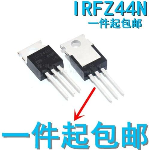 10PCS/LOT New MOS Field Effect Transistor Irfz44npbf Irfz44n 55V/40A TO-220