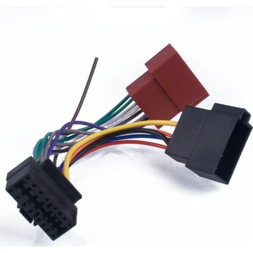 16Pin Car Stereo Radio Harness ISO for Sony Radio to ISO Radio Play Plug Auto Adapter Wiring Harness Connector
