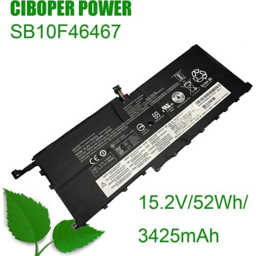 Genuine Quality Notebook Battery 01AV439 SB10F46467 15.2v 52Wh/3425mAh For 00HW029 00HW028 SB10K97566 SB10K97567 SB10F46466