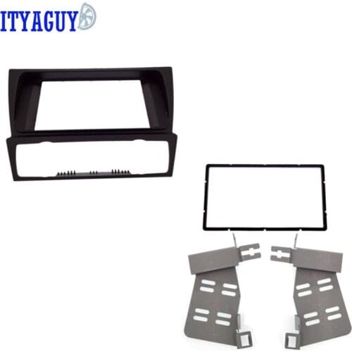 Car 2Din DVD Radio fascia frame for BMW 3 Series E90 91 92 93 2004-2012 Radio DVD Stereo CD Panel Dash Fascia Face Plate Frame